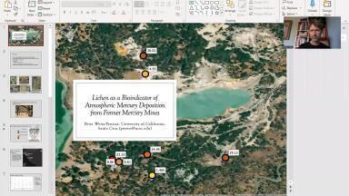 Lichen as a Bioindicator of Atmospheric Mercury Deposition from Former Mercury Mines